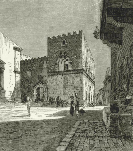 italy-palazzo-corvaja-in-taormina-antique-print-1877-147858-p